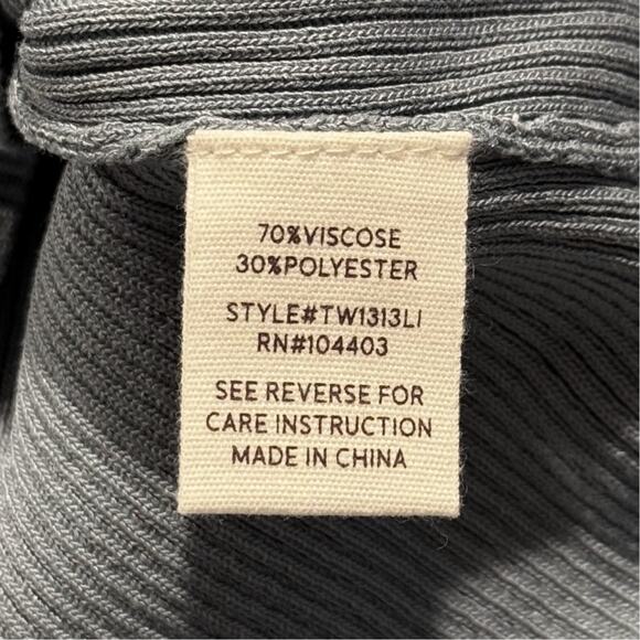 Baltic Born Top Ribbed Cottagecore Minimalist Lolita Kawaii Soft Grunge Blue XL - Picture 4 of 6